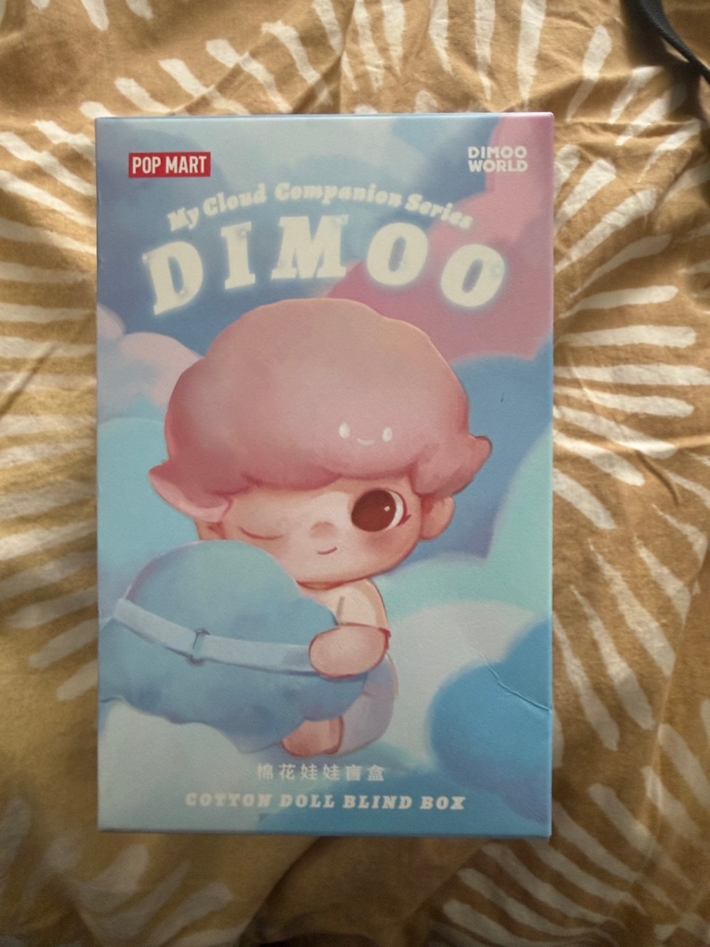 POP MART Dimoo Cotton Doll Blind Box - Pink & Blue